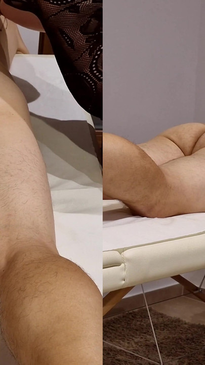 Spectacular moment from "Full Body Massage With Happy Ending - MILF Stepmom Rides My Cock And Gets Creampie"