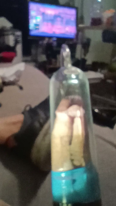Vacuuming the house