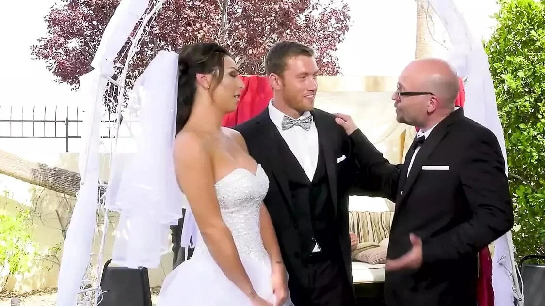TRANS ANGELS- Blushing bride Chanel Santini's ravenous appetite for dick. Secretly Chanel and the best man