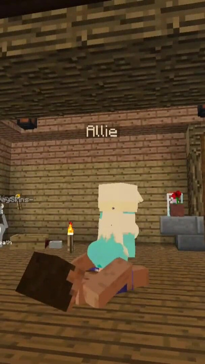 Minecraft Jenny Mod priziva genie po imenu Allie i želi seksualne usluge od nje kao Deepthroat | Klip 1