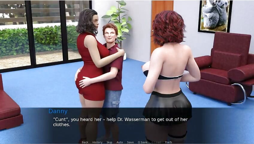 Milftopia - Gameplay - Roleplay - Lesbian MILF Strapon, Split Roast and Dual Anal