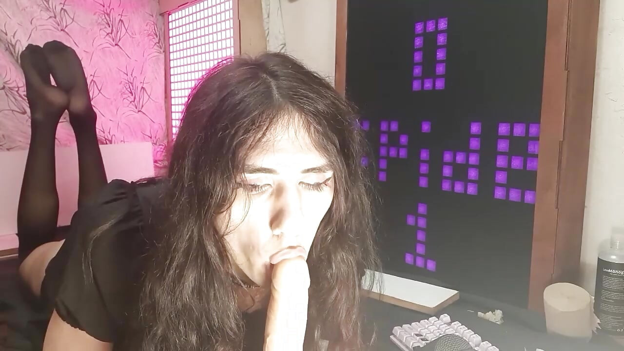 Licking your dick like its lollipop