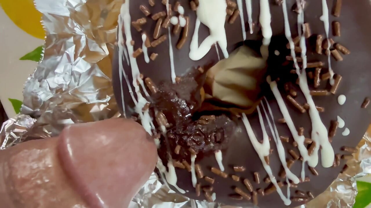 Magst du Donut mit Milch