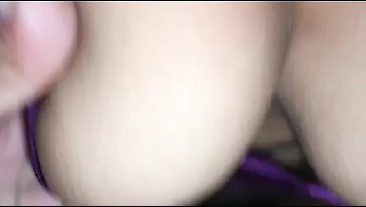 Step-aunt's pink juicy pussy satisfies her neighbor's sexual needs