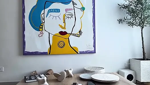 Azgın hizmetçi, kovulmak istemiyor, götüne boşalmama izin veriyor