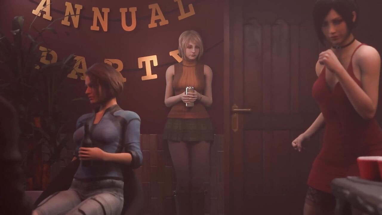 Lesbiyan jora varshik parti men masti kar raha hai