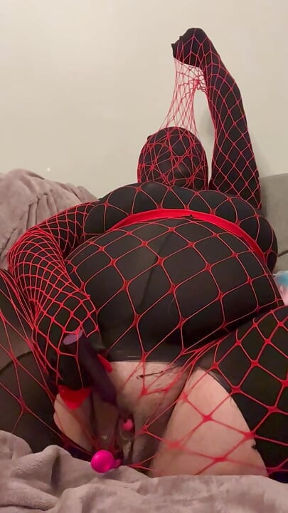 Fishnet Encased Orgasm