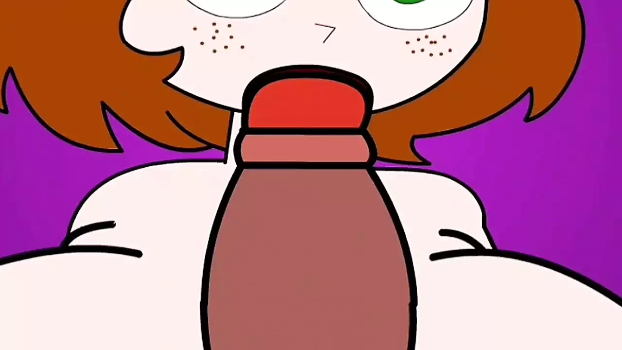 丰满的成人动漫，玩弄她的奶子并吮吸她