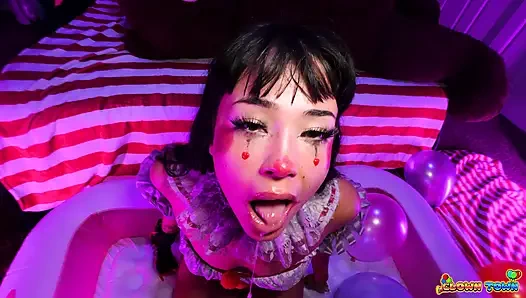Clown Town Ep.5 Cutie Beca Barbie Is a Sperm Crazy Whore