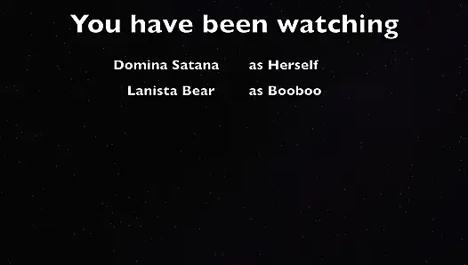 Domina satana bekommt ihre muschi von Booboo angebetet!