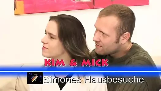 Threesome sex without a break with a horny brunette who fucks her husband together with the extraordinary Simones