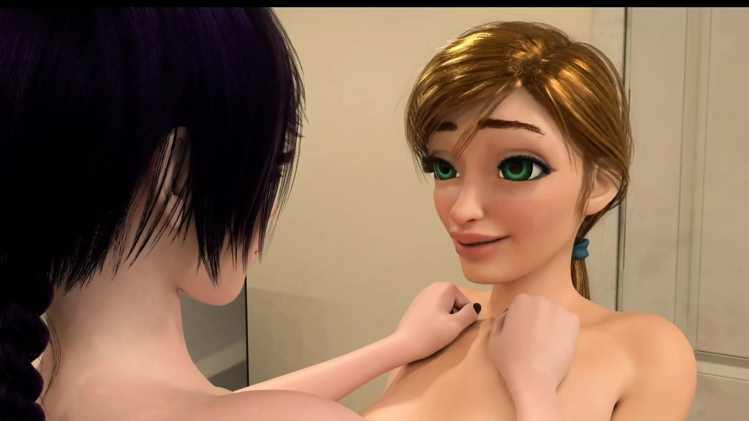 Futanari Dasher Fucks Girl_ Amazon_ Thigh Fuck_ Throat Fuck_ Creampie_ Facial_