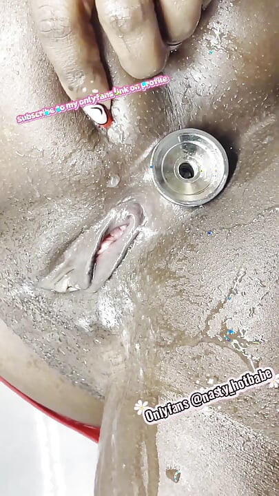 Horny Teen Girl +18yrs Gets Naughty in the Shower Recording Video 4 Her Lecturer Lover!