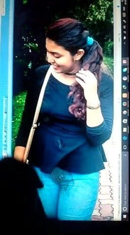 nasty spit and cum tribute on Mousumi