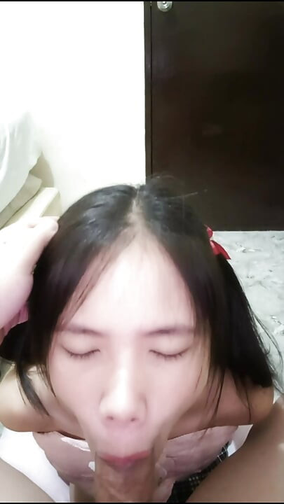 Cute Stepsister POV DEEPTHROAT SWALLOW