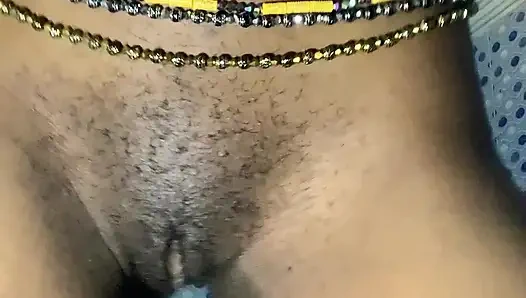 Ateşli zenci bebek önden ve arkadan görünüm bakış açısı yakın çekim