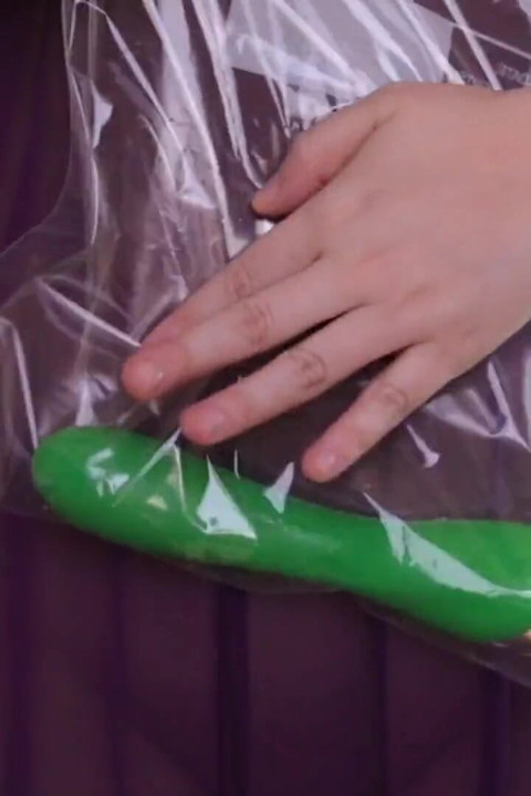 Creamy cum on dildo for my fan