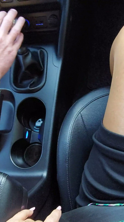 Elegant and beautiful milf orders a taxi in the morning on her way to the office | Clip 1
