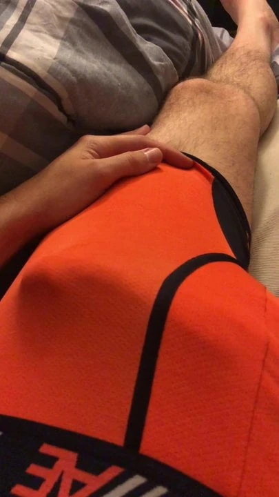Flexing my Big White Cock
