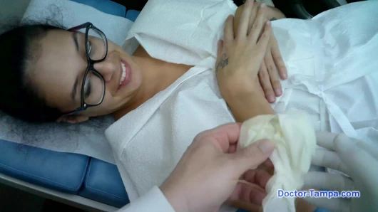 Become Doctor Tampa For Angel Santana's 2022 Yearly Gyno Exam, Nurse Aria Nicole As Chaperone & Assist Doctor - TampaCom