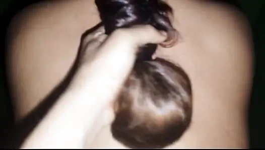 I Fucked My Stepister in the Bathroom Holding Her Hair - Rough Taboo Hair Pulling Doggy Style