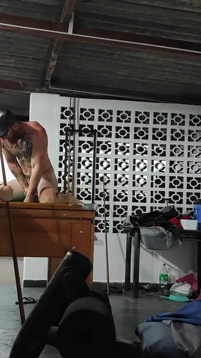 Playing pool with the stepsisters, two big asses | Clip 1