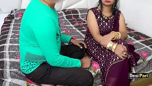 Desi pari baisée par jija le jour de l'anniversaire de didi avec un son clair en hindi