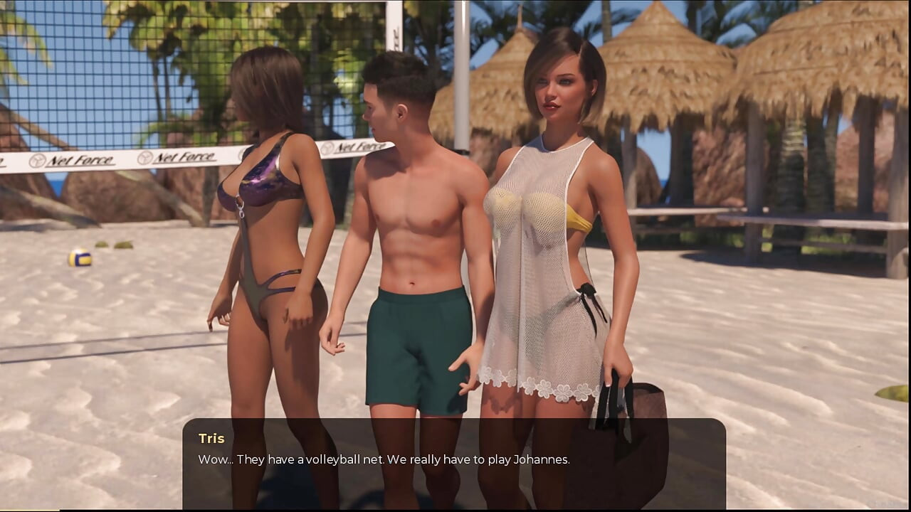 No more cash #1: Johannes fell on Tris and his dick slipped out