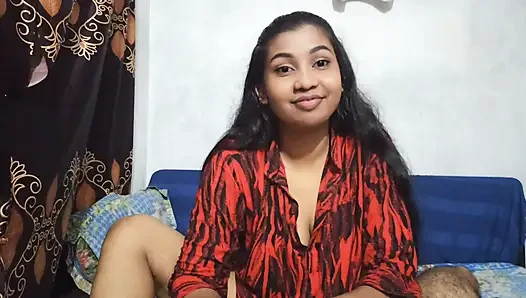 Adik ipar India dengan wajah penuh ipar berselingkuh romantis dan bercinta di rumah menikmati videoku