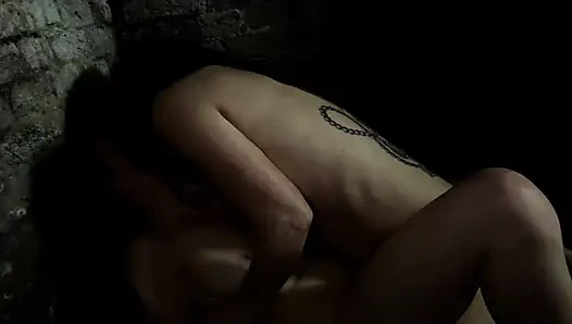 Pelacur Prancis semok melakukan aksi fetish lesbian di penjara