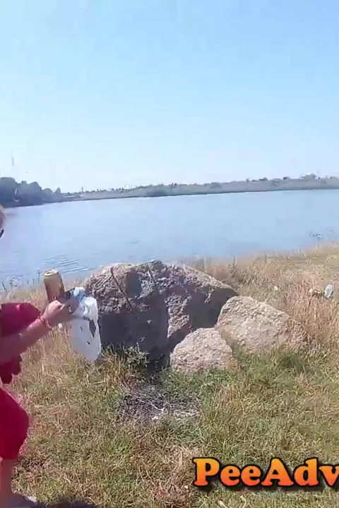 Showing Tits Outdoors and Having a Lot of Beverages.
