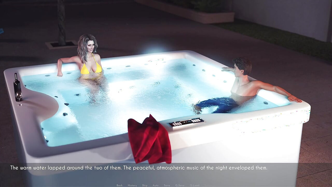 Awam Sophia Real Fuck - How Far Will Sophia Go with Sam? Part 1: From the Party to the Backyard Jacuzzi