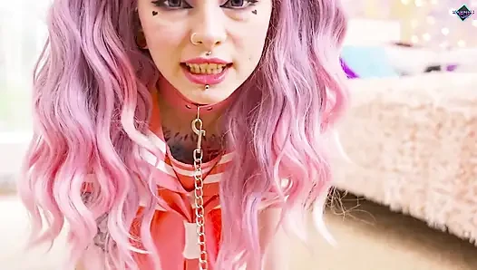 Kawaii kitty bekommt ein sperma in enge muschi