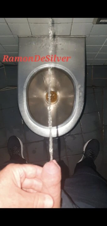 Master Ramon pisses disgusting toilet full, horny to lick