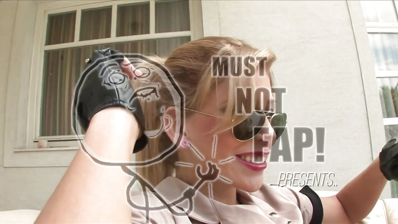 Handjob police & cumshot college girl meet in a legendary big dick threesome