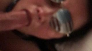 Fucking my girlfriend in her mouth