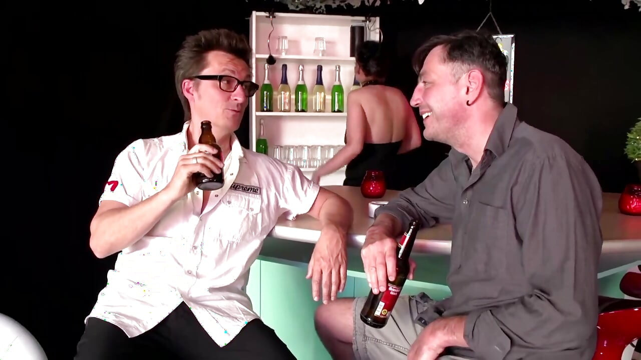 Rugged Workers Pound Horny MILF Hard