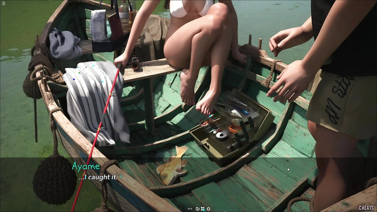 Japanese Stepsister Changing Bikini Infront Of Her Stepbro And Seduce Him While Fishing