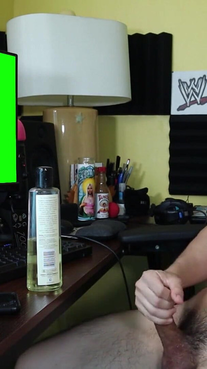 Iconic moment from "Nutting 2 Your Nudes (Choose ur own adventure) (Generic Green Screen Gerk Off) Geraldo Cum Tribute"