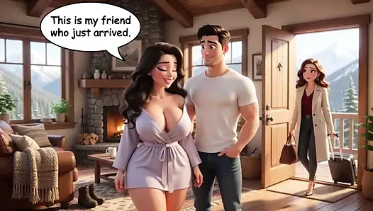 Kevin menemukan gairah dengan ibu tirinya selama musim dingin yang panjang (AI dihasilkan)