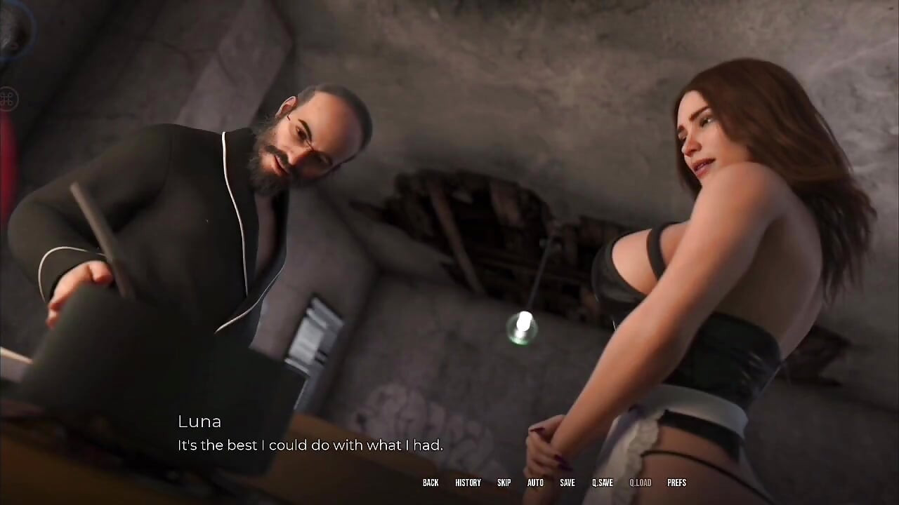 ในการรักษาความปลอดภัย - Luna ทําความสะอาดอพาร์ตเมนต์ของ Gary คนแก่วิปริต