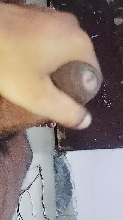 A Indian Yung Boy Playing With His Big Cock And Come