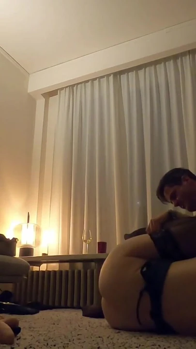 Iconic moment from "Homeparty with changing sexy outfits escalated quickly pt.5"