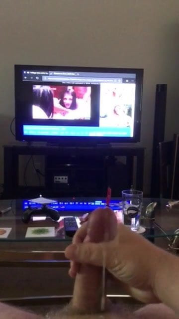 Big messy solo cumshot
