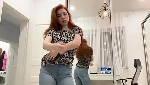 Showing myself in the bathroom
