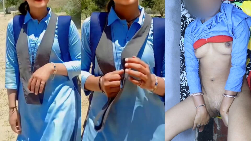 Indian virgin school girl fucked her boyfriend for the first time. After school gf came boyfriend's home.