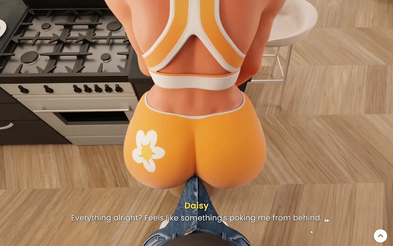 Mansion Days TABOO Hentai Game Ep.2 CAUGHT with a HUGE BONER by my STEP MOM in the kitchen !