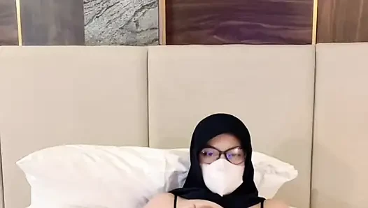 My Girl Playing In Bed Wearing Seductive Pajamas