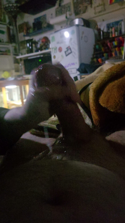 She sucks me off until I cum