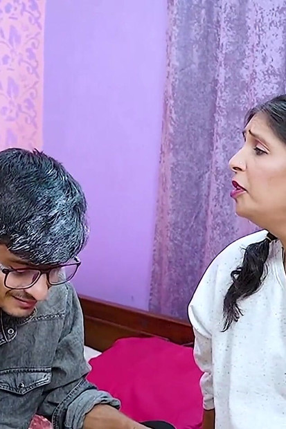 Horny Indian MILF Fucking Indian Teen College Boy